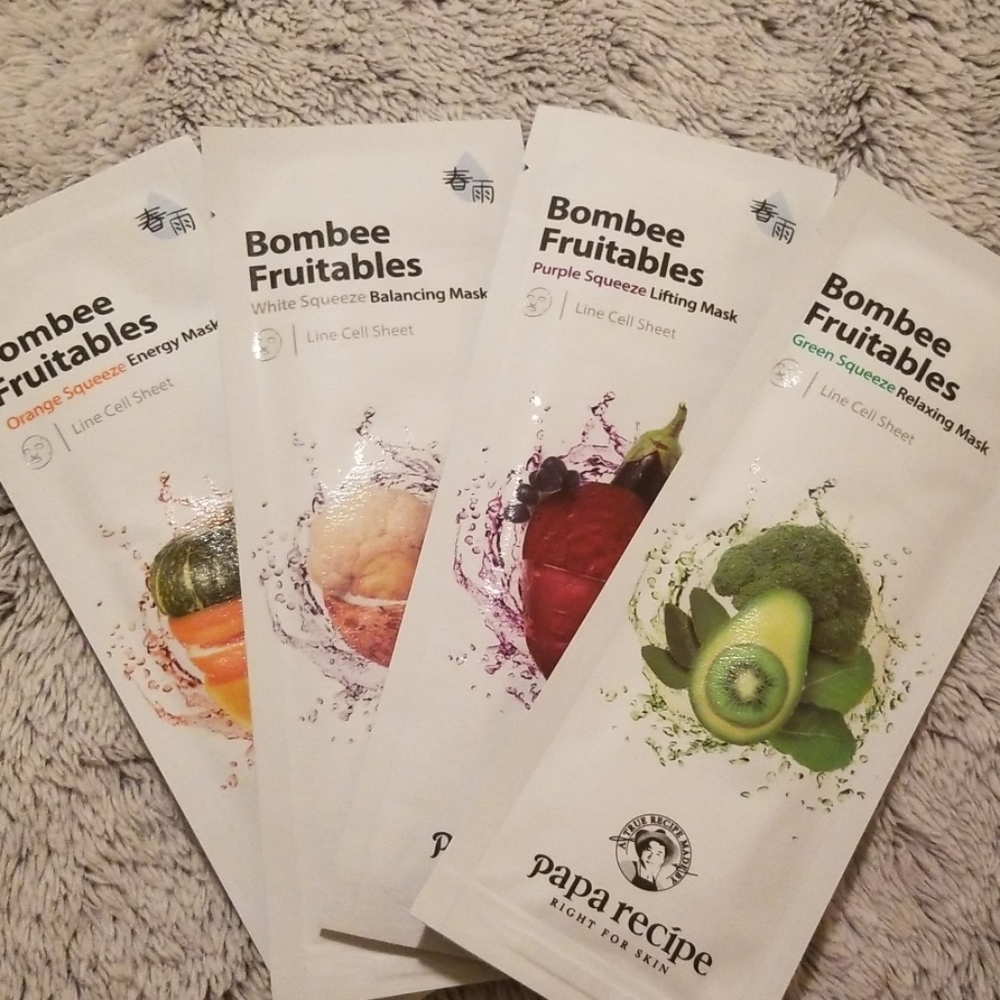 4 Papa Recipe Bombee Fruitables masks